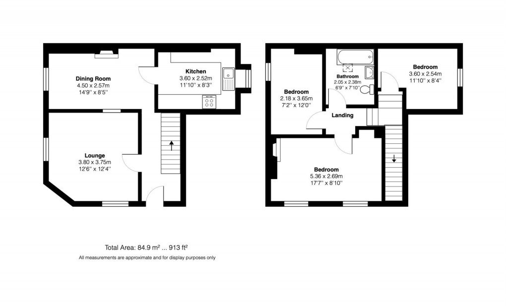 Floorplan for Bath Buildings, Montpelier, BS6