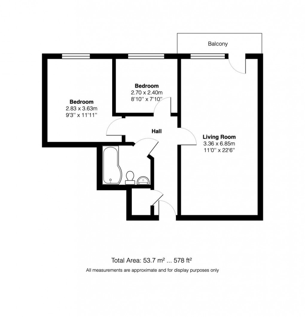 Floorplan for Centro, Charles Street, Bristol