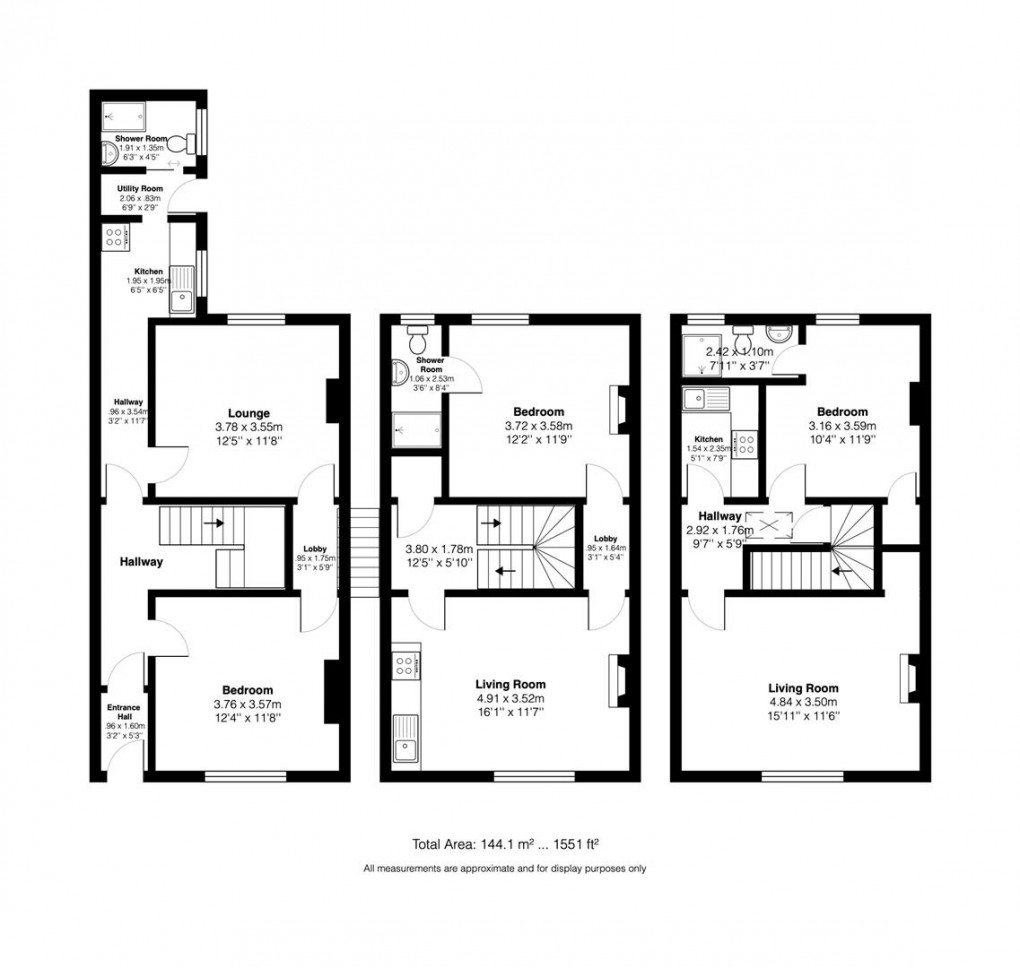 Floorplan for Roslyn Road, Redland, BS6