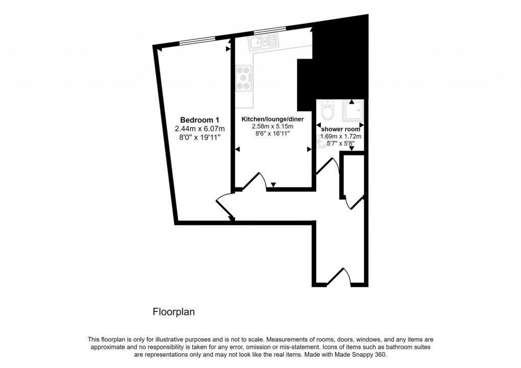 Floorplan for BPC02140, West Street, BS2