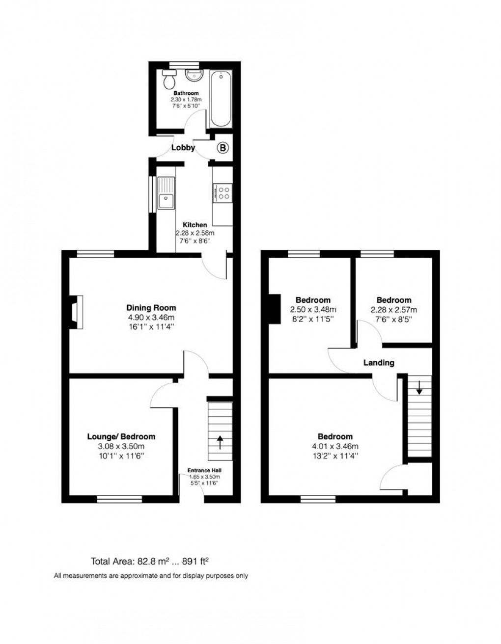 Floorplan for Lewington Road, Fishponds BS16